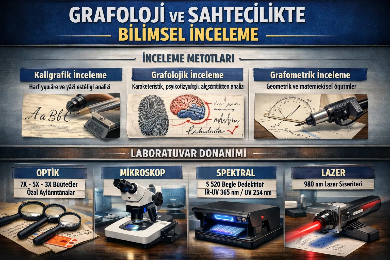 Laboratuvar Cihazları ve Grafometrik Belge İncelemesi